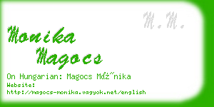 monika magocs business card